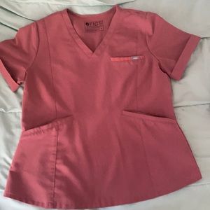Mauve Zinga Scrub Top
